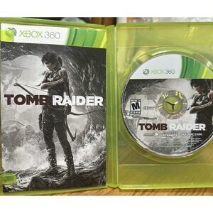 Tomb Raider Microsoft Xbox 360 2013 Complete Missing Cover Picture Manual Incld